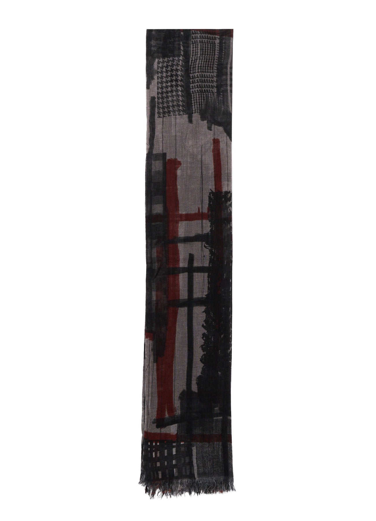 RAYON CASHMERE PRINT SCARF