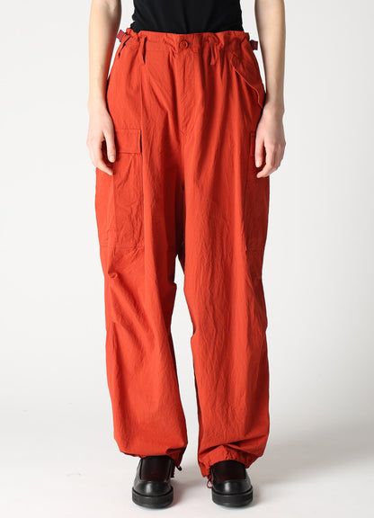 COTTON FLAX MILITARY PANTS