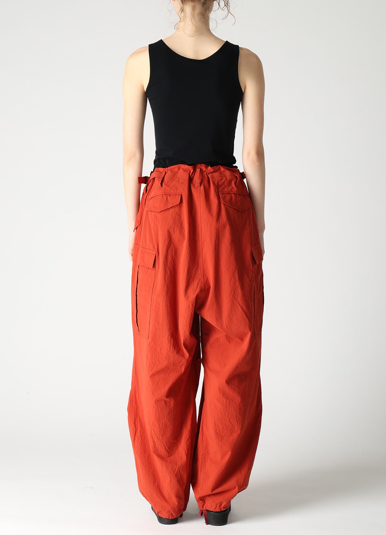 COTTON FLAX MILITARY PANTS