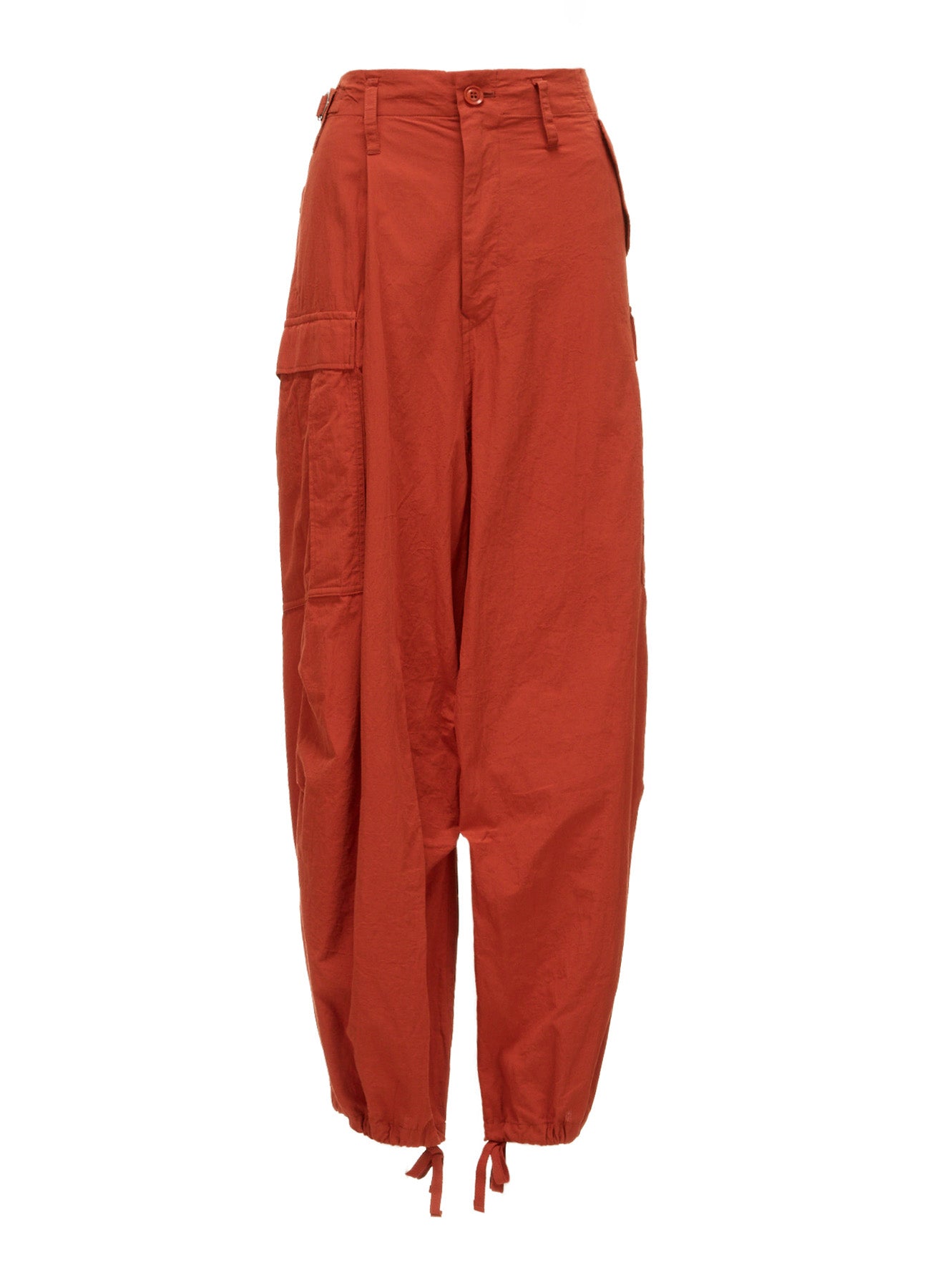COTTON FLAX MILITARY PANTS