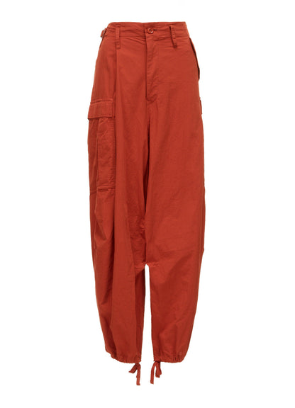 COTTON FLAX MILITARY PANTS