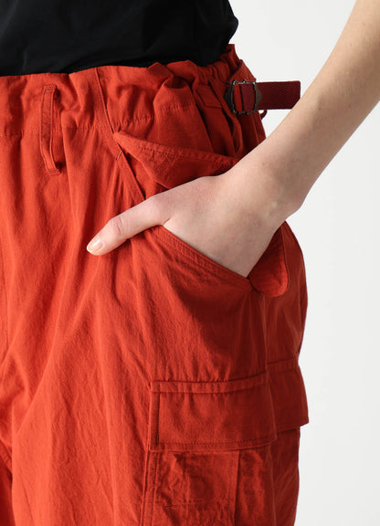 COTTON FLAX MILITARY PANTS