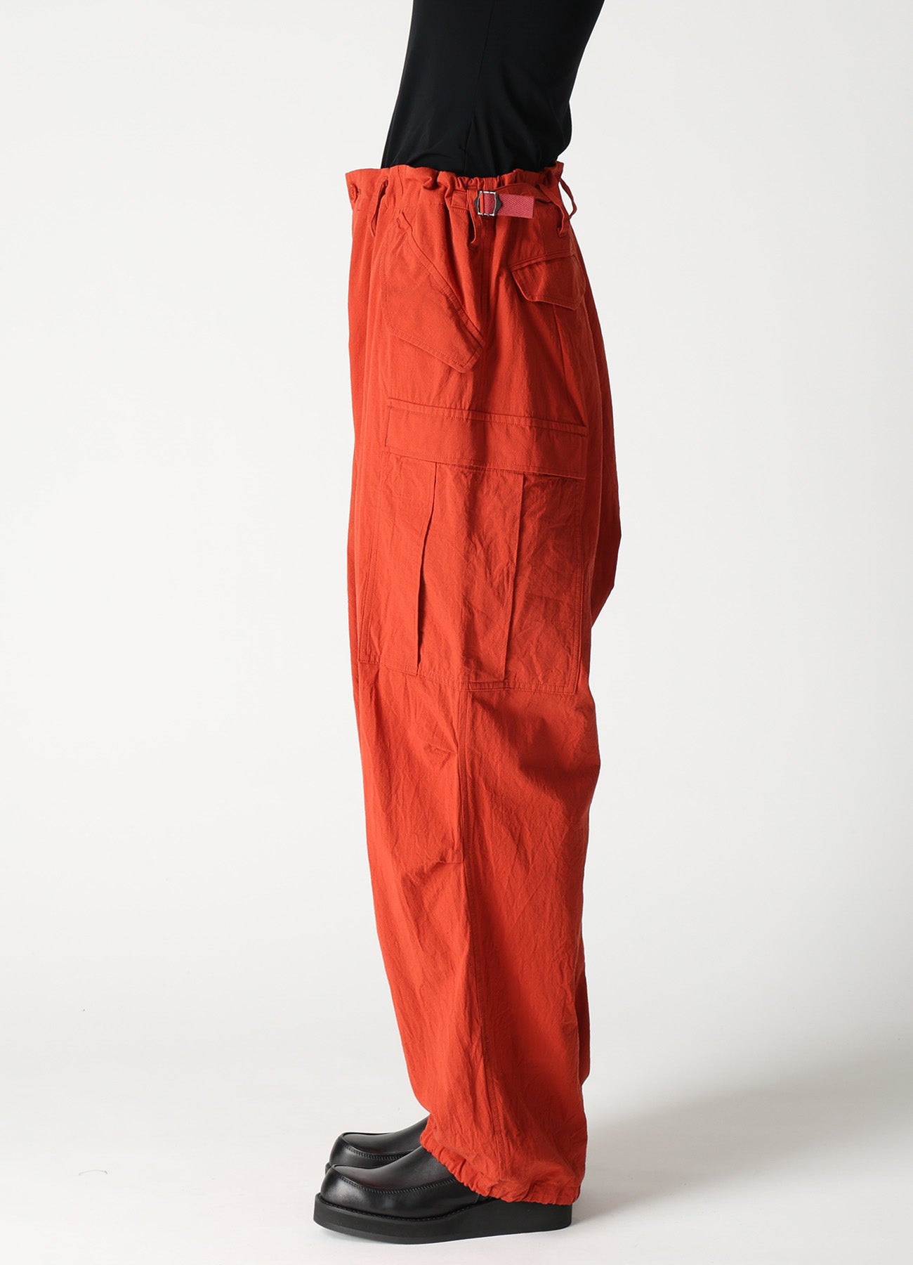 COTTON FLAX MILITARY PANTS