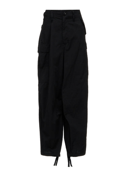 COTTON FLAX MILITARY PANTS