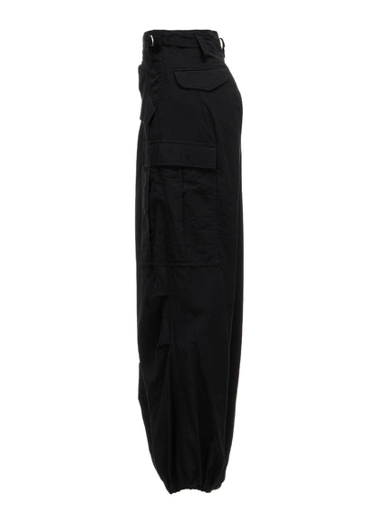 COTTON FLAX MILITARY PANTS