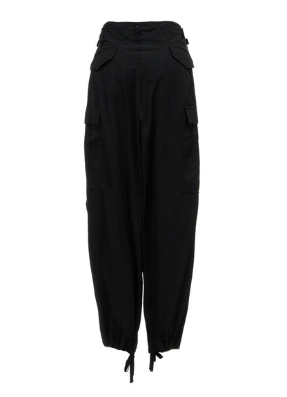 COTTON FLAX MILITARY PANTS