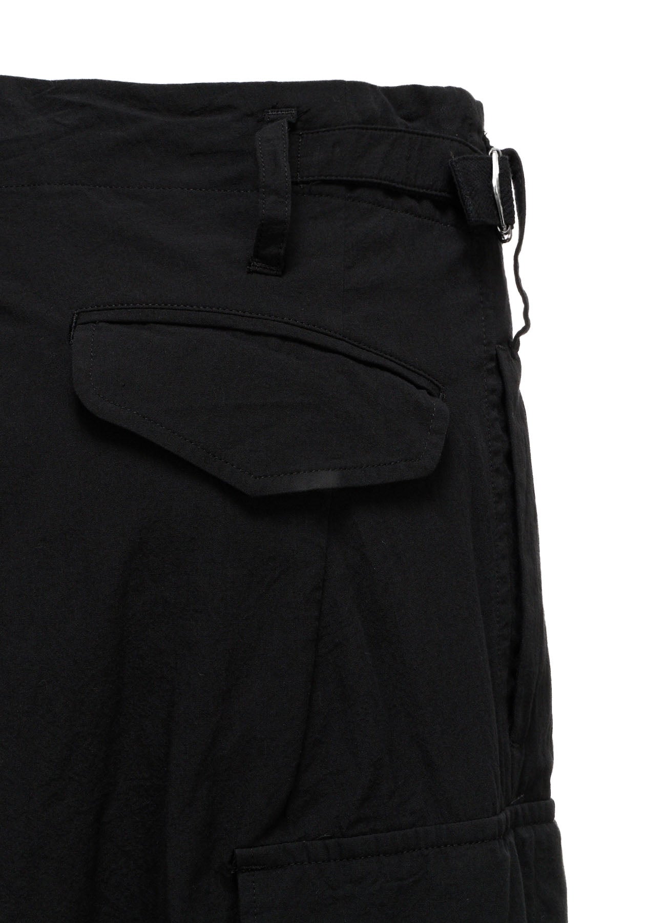 COTTON FLAX MILITARY PANTS