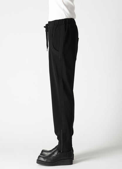 TA/PE STRETCH JERSEY HEM RIB PANTS