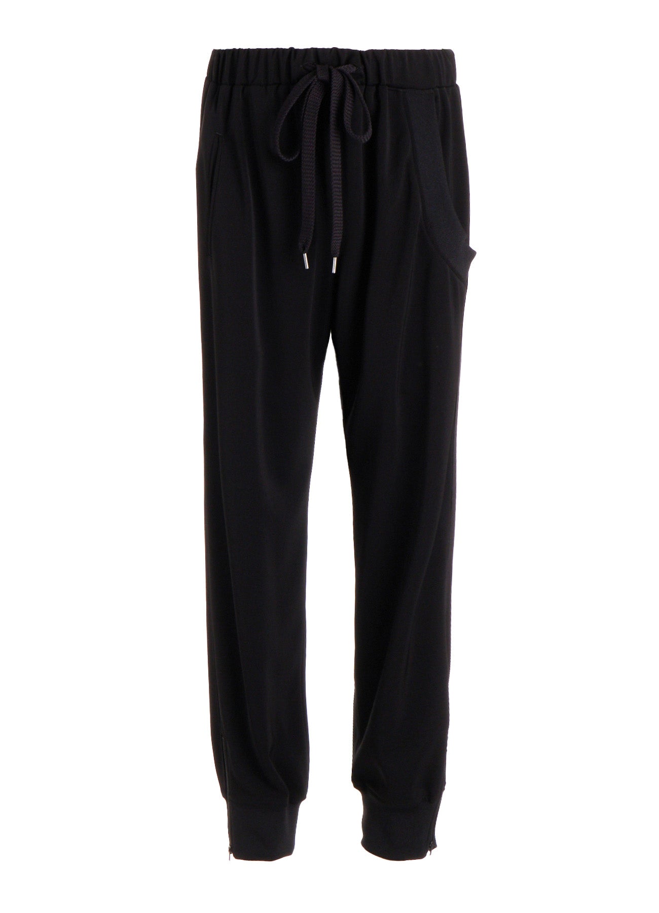 TA/PE STRETCH JERSEY HEM RIB PANTS
