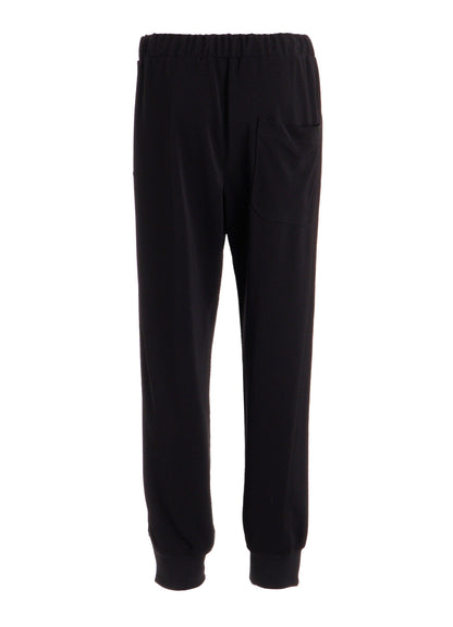 TA/PE STRETCH JERSEY HEM RIB PANTS