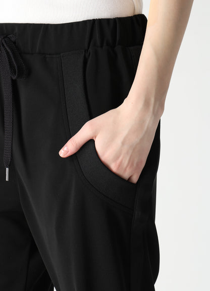 TA/PE STRETCH JERSEY HEM RIB PANTS