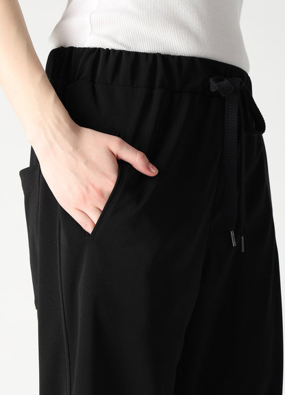 TA/PE STRETCH JERSEY HEM RIB PANTS