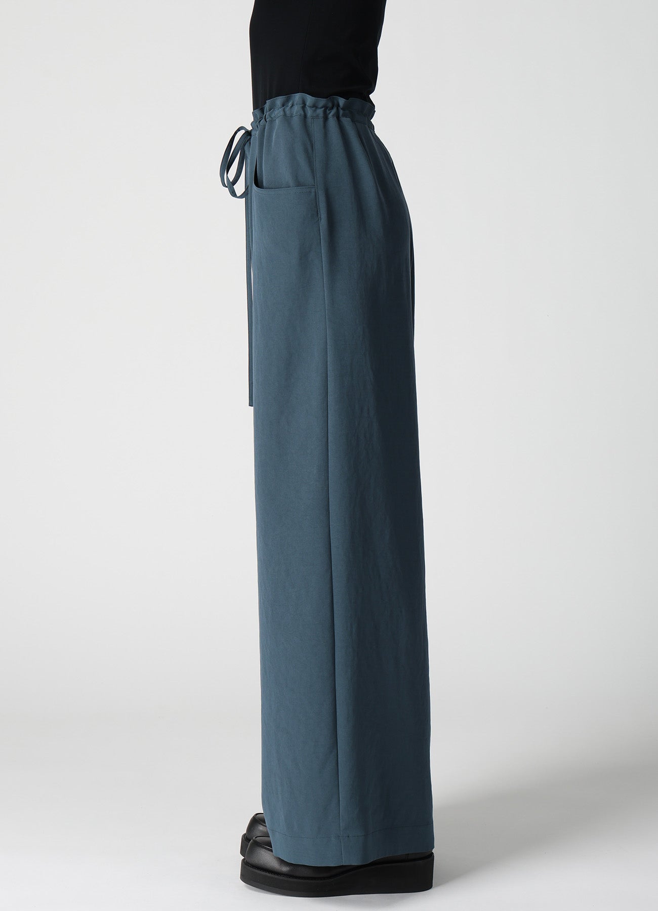 TA/PE CREPE DE CHINE WIDE PANTS