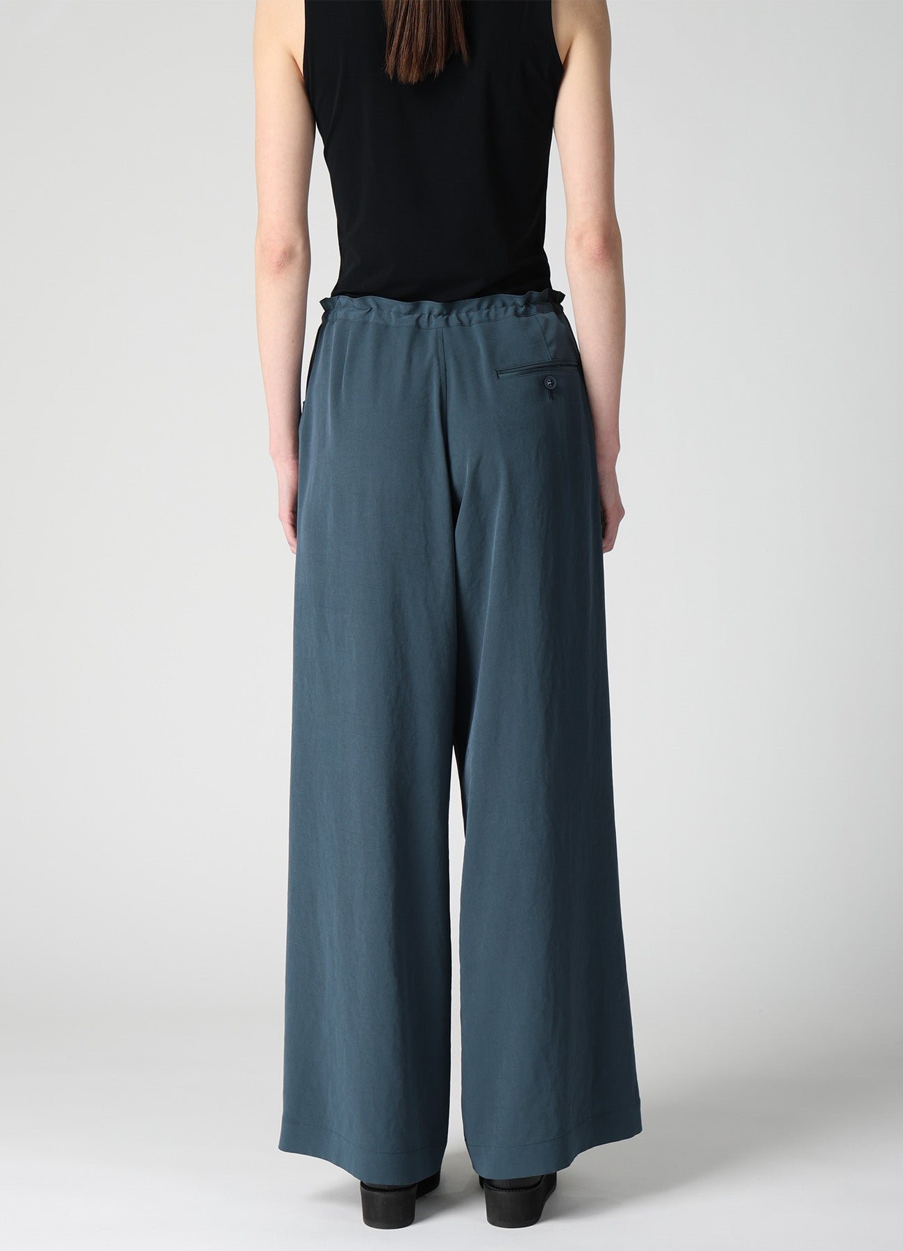 TA/PE CREPE DE CHINE WIDE PANTS