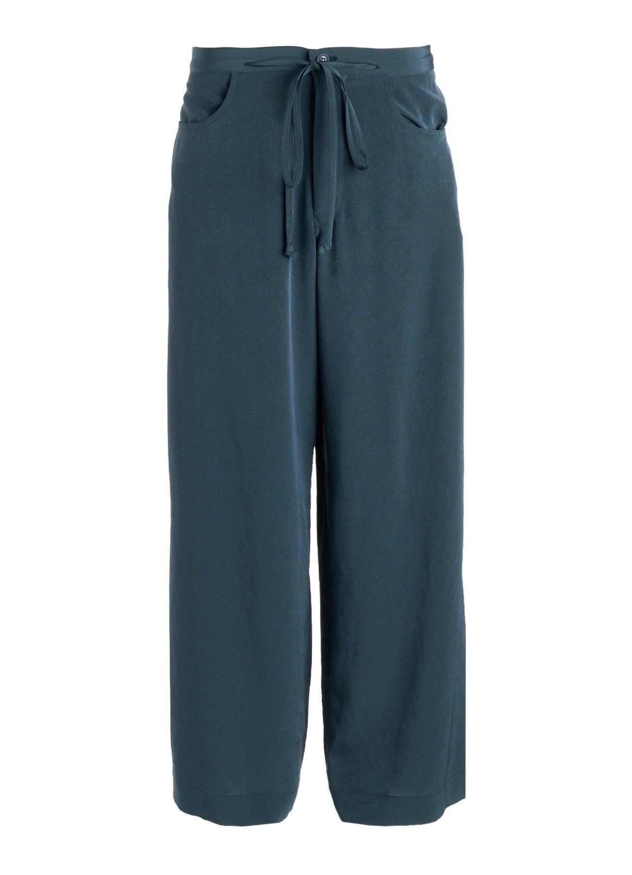 TA/PE CREPE DE CHINE WIDE PANTS