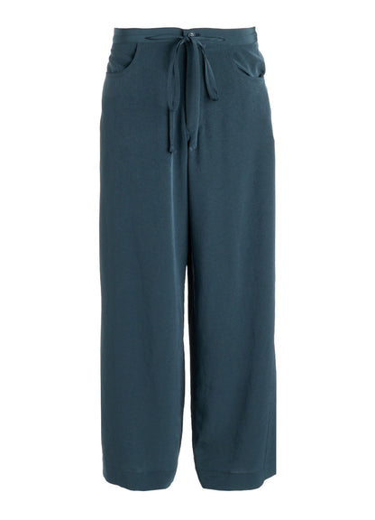 TA/PE CREPE DE CHINE WIDE PANTS