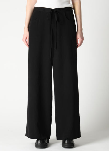 TA/PE CREPE DE CHINE WIDE PANTS