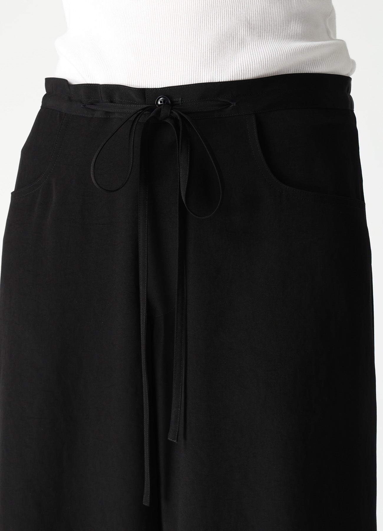 TA/PE CREPE DE CHINE WIDE PANTS