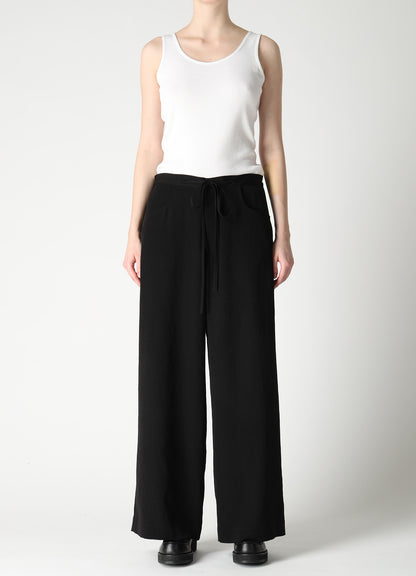TA/PE CREPE DE CHINE WIDE PANTS