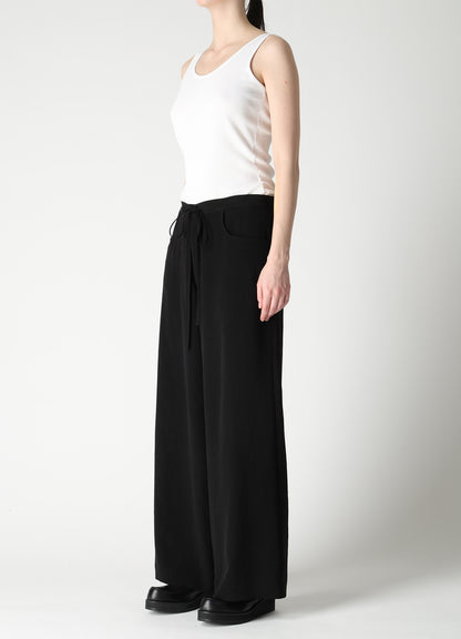TA/PE CREPE DE CHINE WIDE PANTS