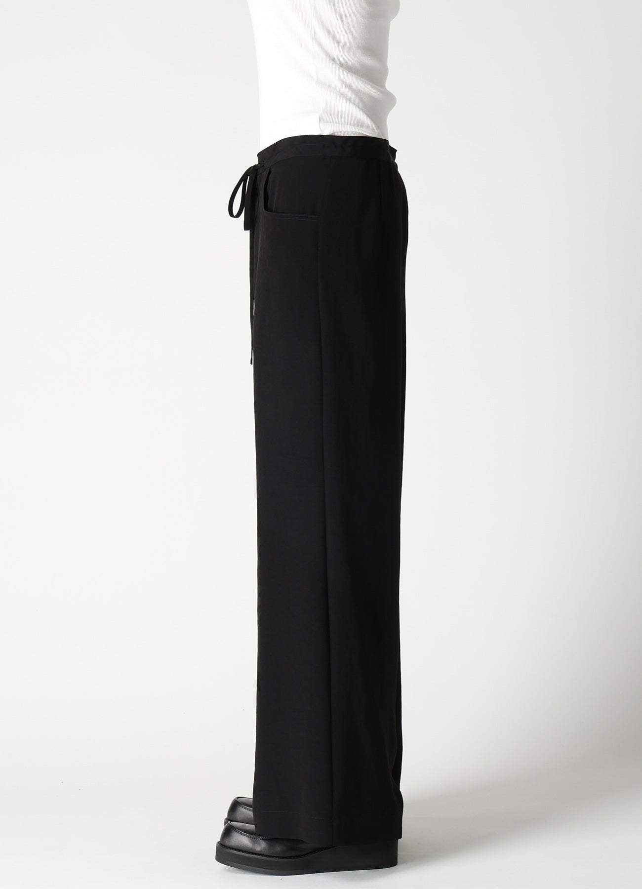 TA/PE CREPE DE CHINE WIDE PANTS