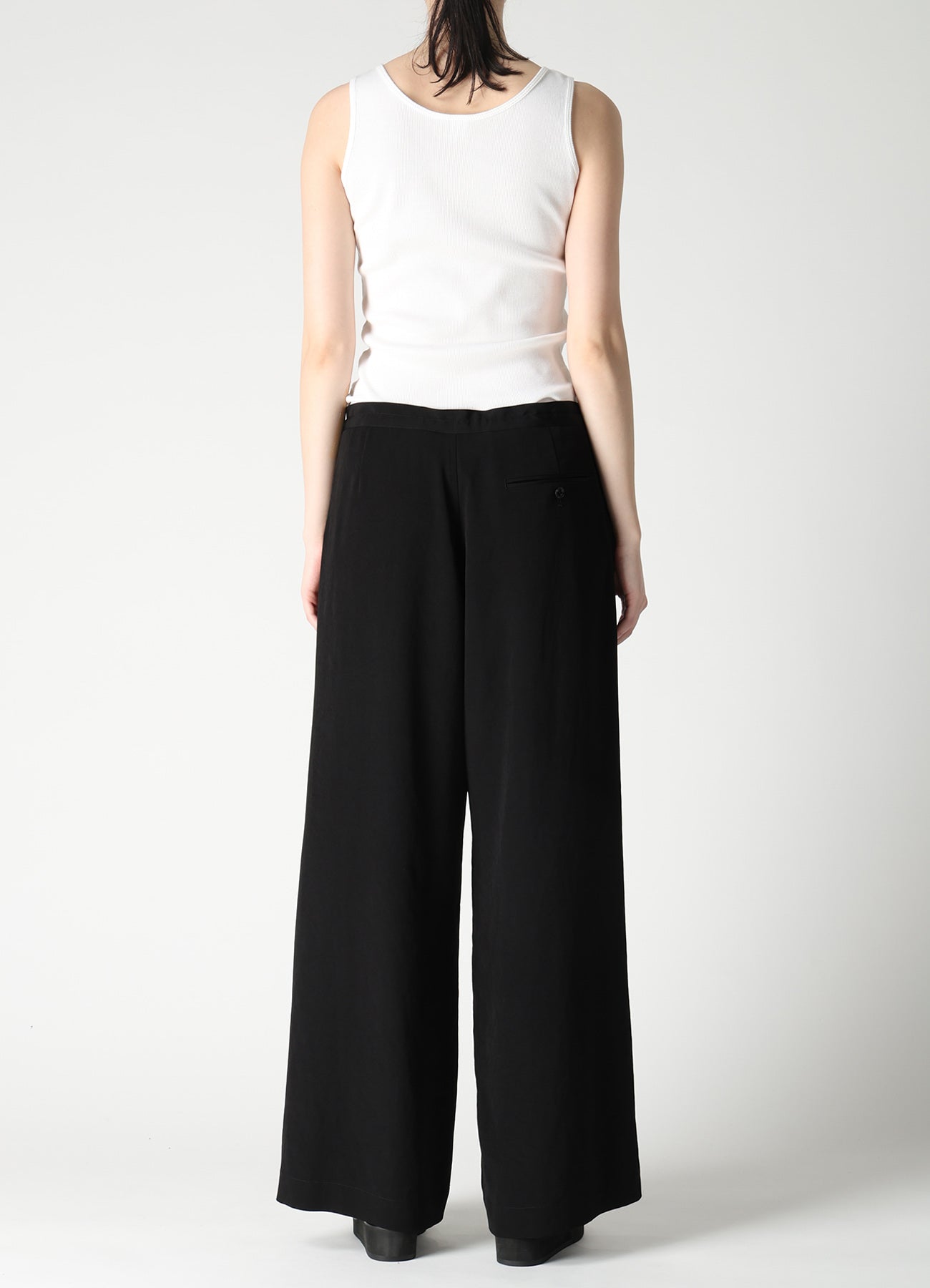 TA/PE CREPE DE CHINE WIDE PANTS – THE SHOP YOHJI YAMAMOTO