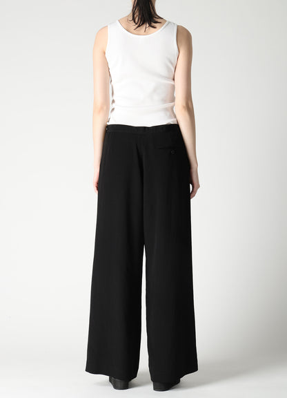 TA/PE CREPE DE CHINE WIDE PANTS
