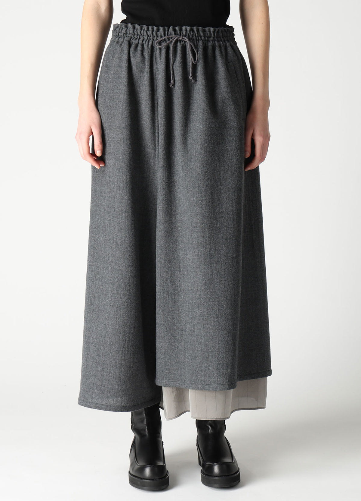 WOOL VIYELLA STRING PANTS