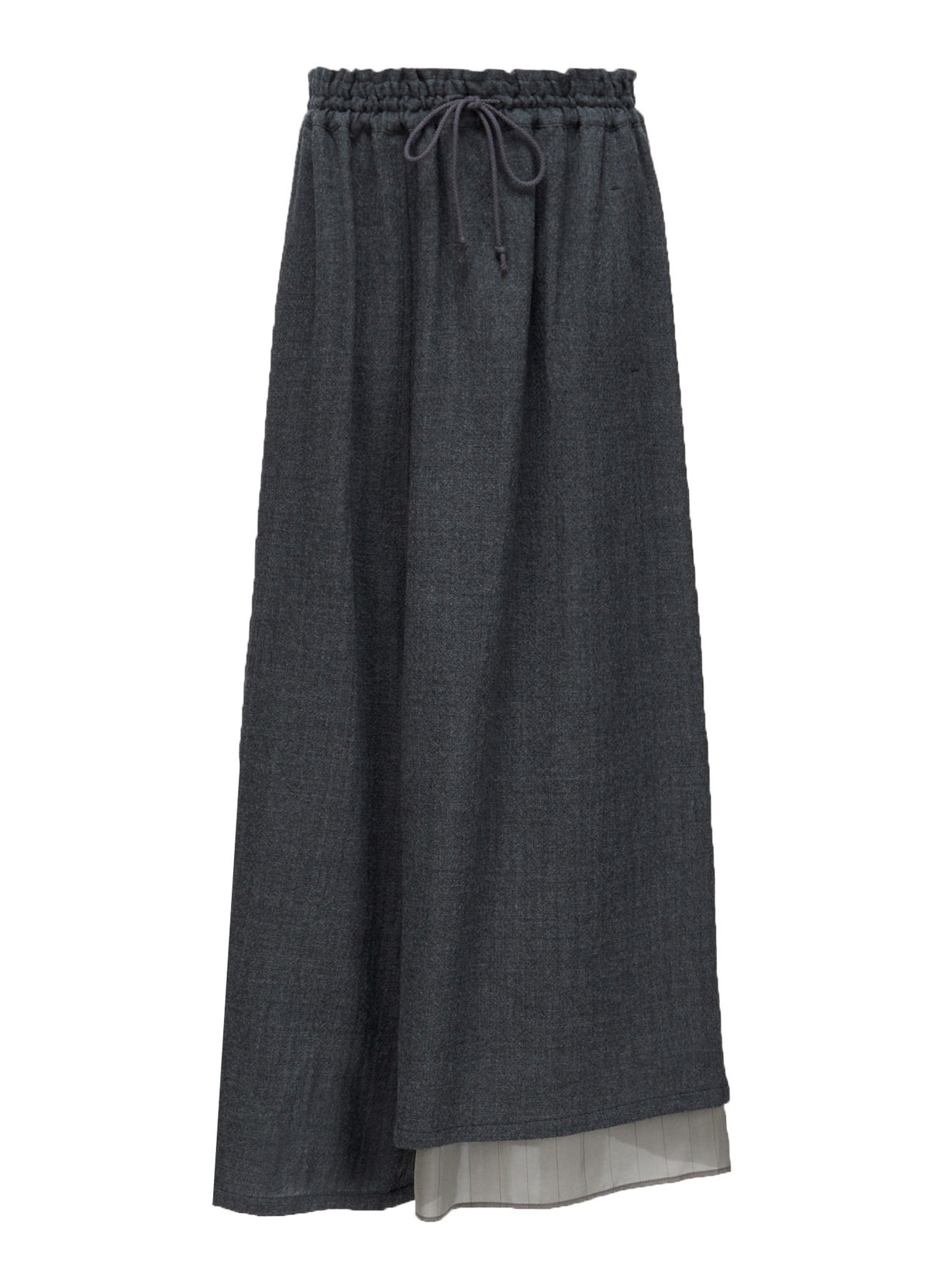 WOOL VIYELLA STRING PANTS