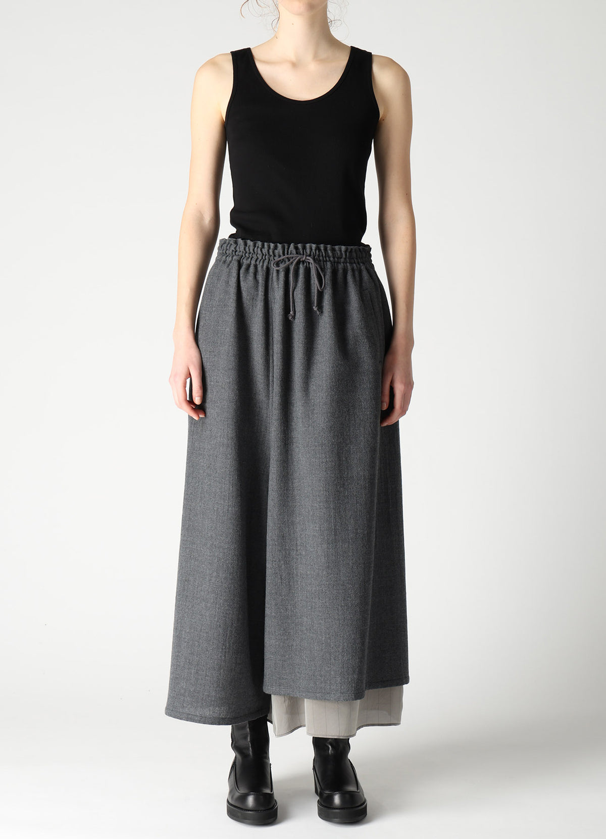 WOOL VIYELLA STRING PANTS