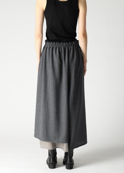 WOOL VIYELLA STRING PANTS