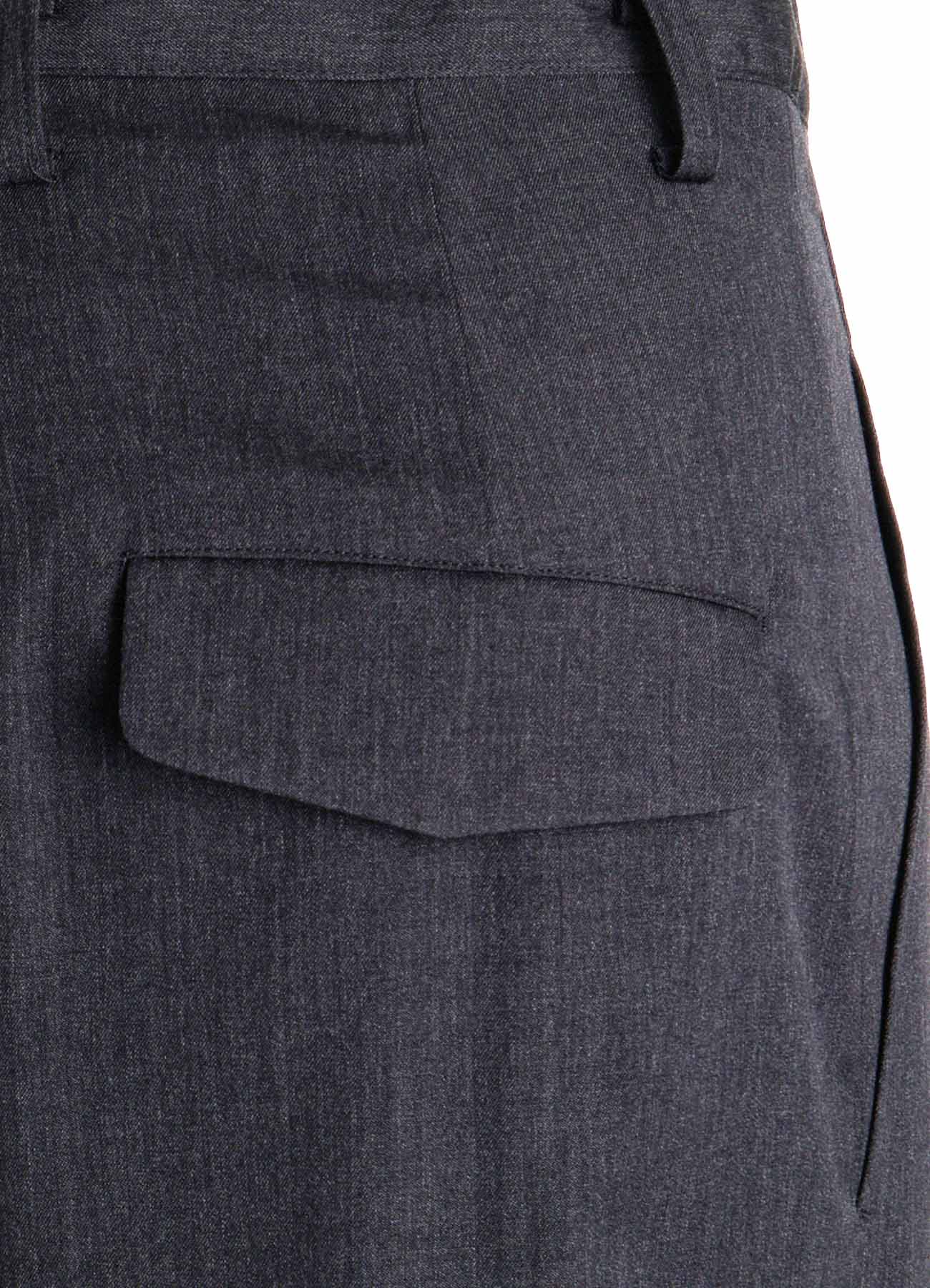 WOOL GABARDINE WIDE PANTS – THE SHOP YOHJI YAMAMOTO