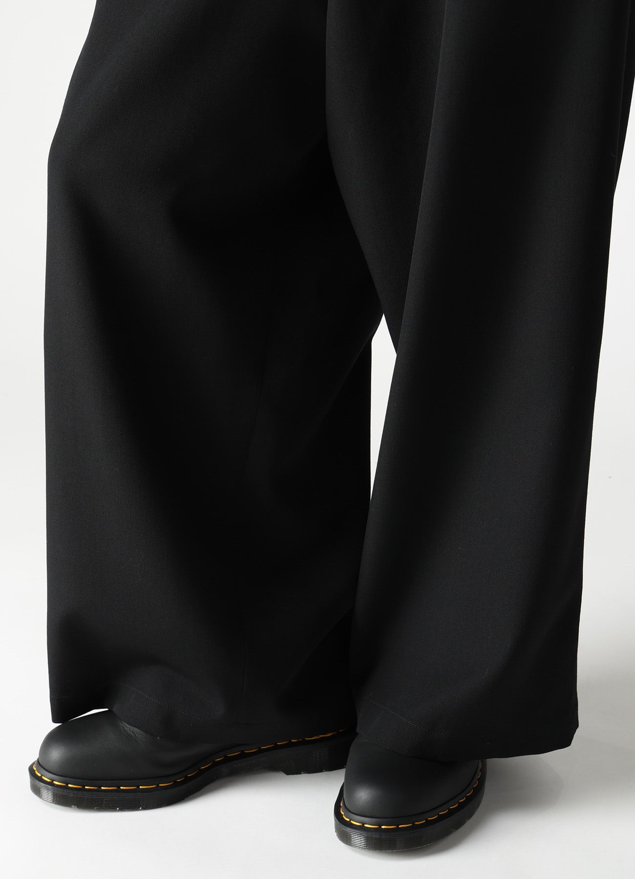 WOOL GABARDINE WIDE PANTS – THE SHOP YOHJI YAMAMOTO