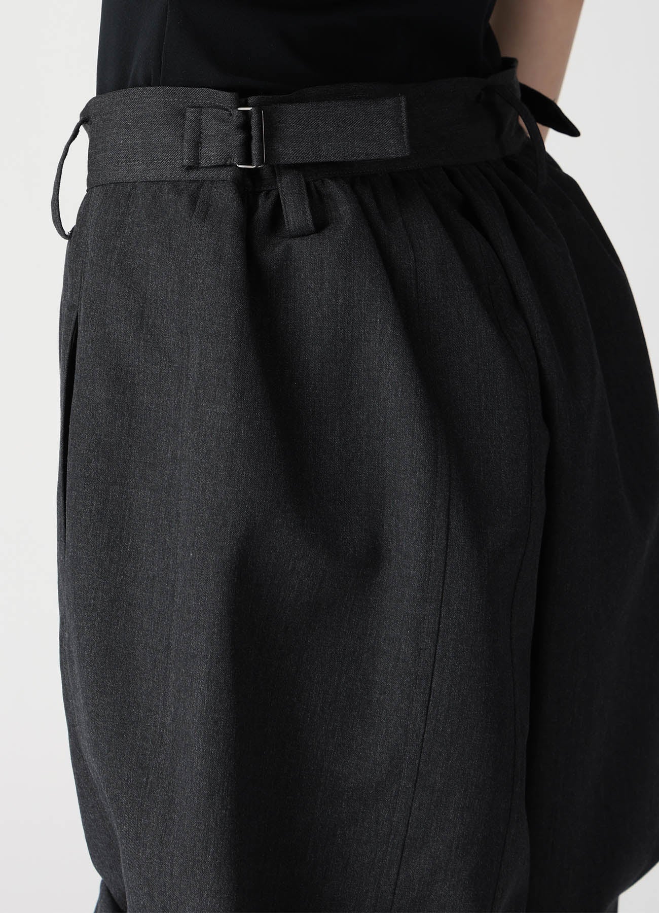 WOOL GABARDINE BALLOON SHORT PANTS – THE SHOP YOHJI YAMAMOTO