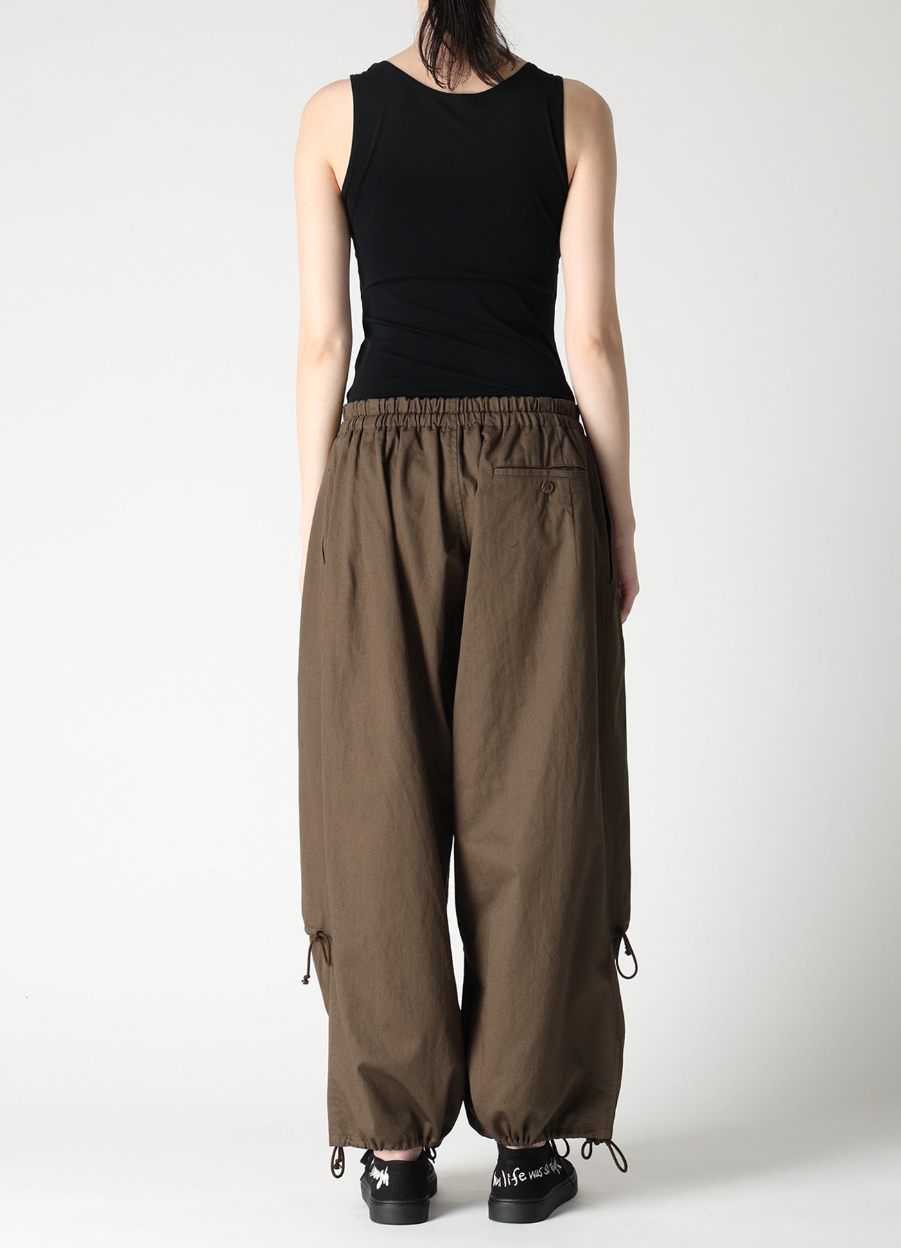 [Y's BORN PRODUCT] DOUBLE GATHER PANTS