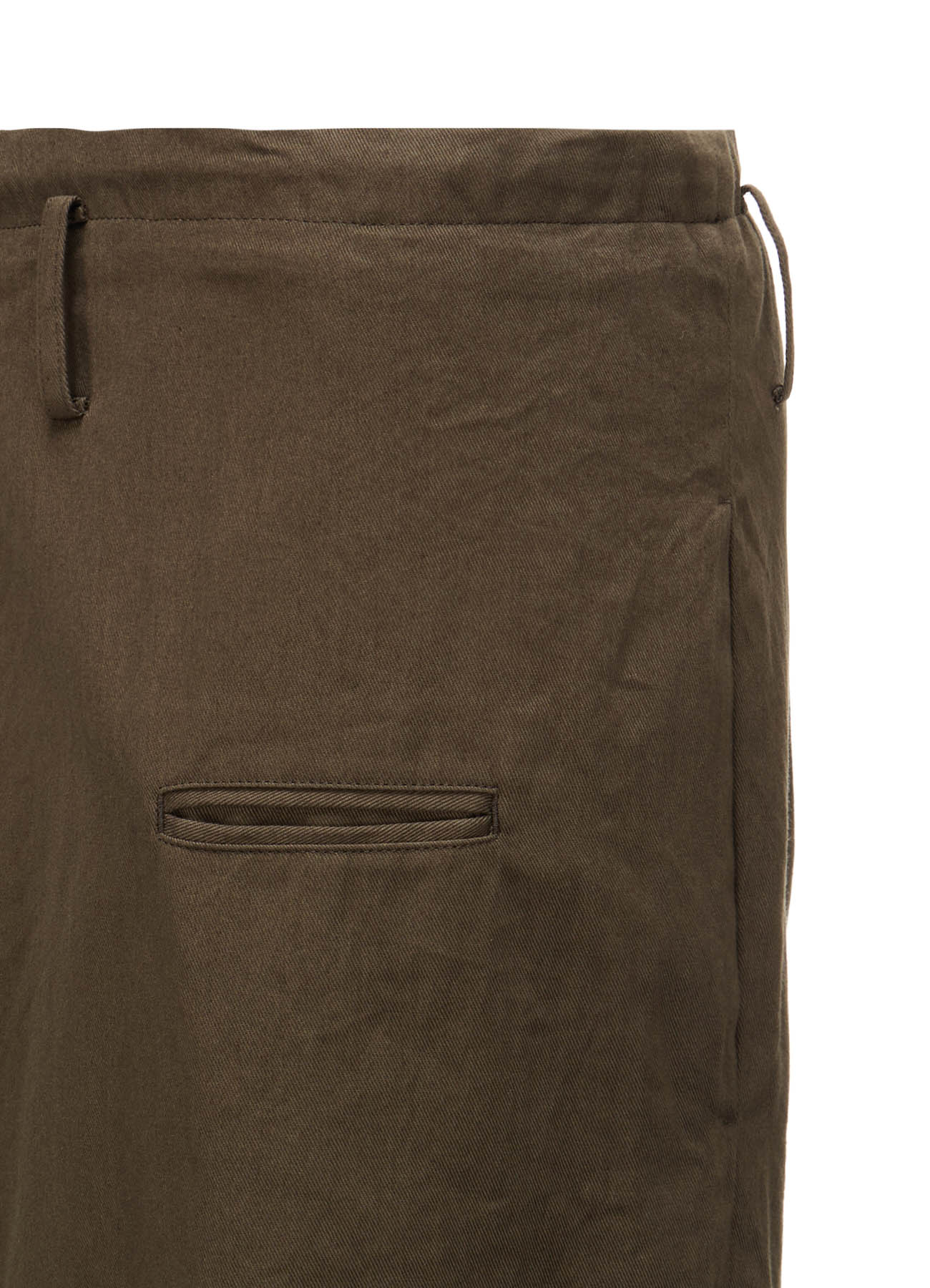[Y's BORN PRODUCT] 3/4 LENGTH STRING PANTS