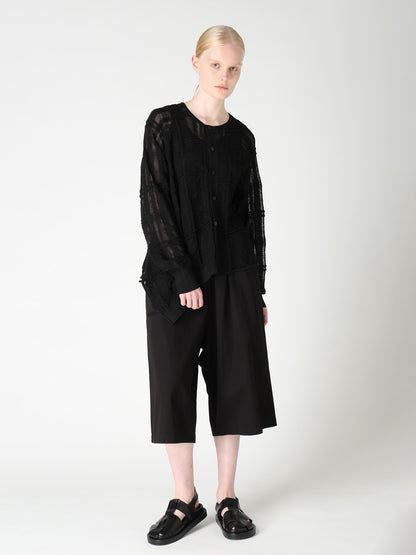 [Y's BORN PRODUCT] 3/4 LENGTH STRING PANTS