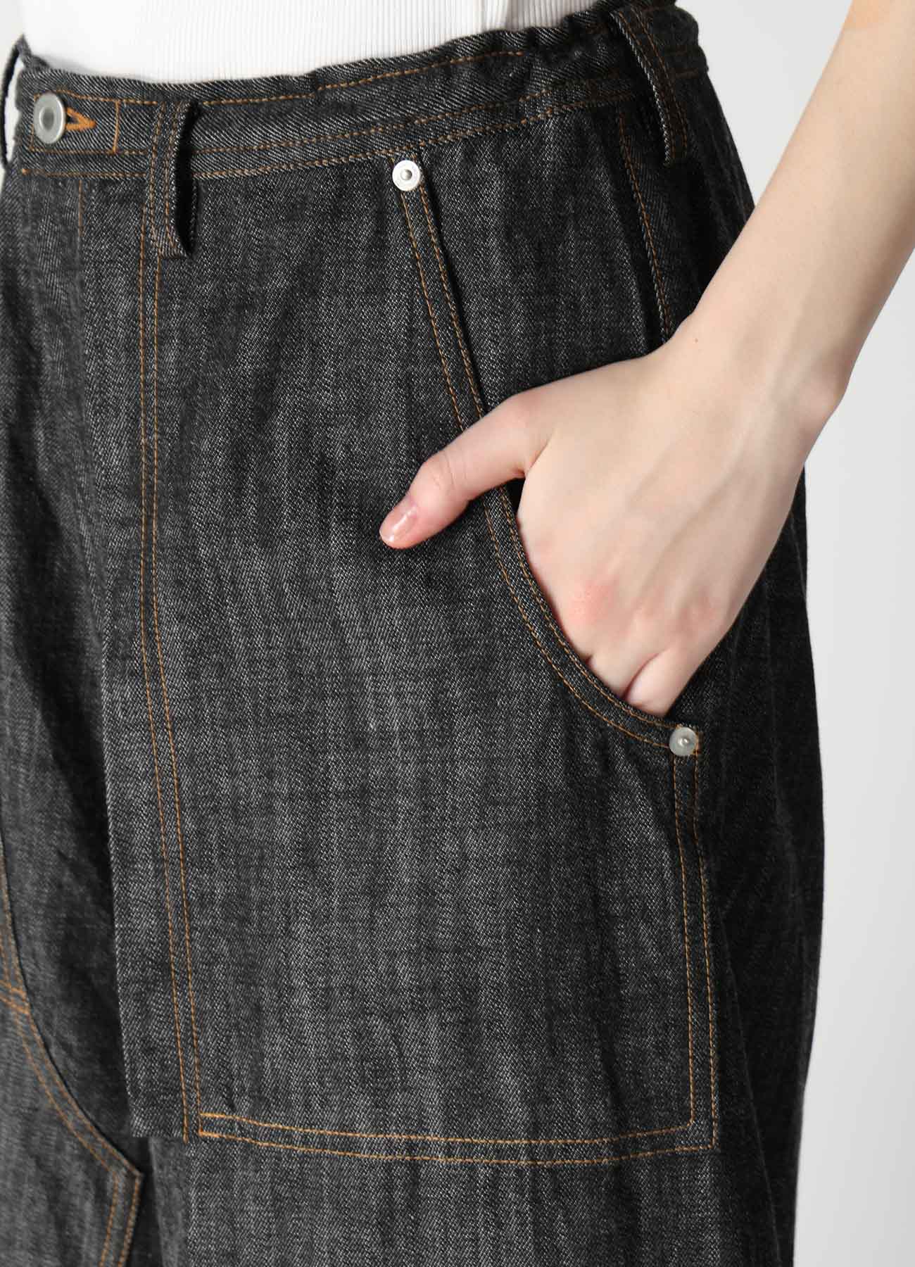 8OZ DENIM BACK DROP SAROUEL PANTS