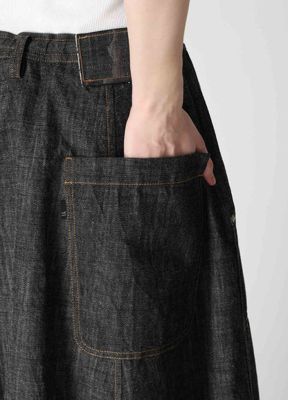 8OZ DENIM BACK DROP SAROUEL PANTS