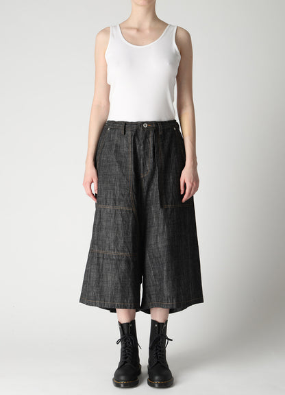 8OZ DENIM BACK DROP SAROUEL PANTS