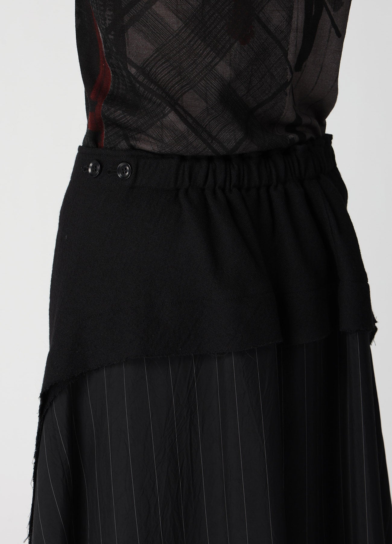 WOOL VIYELLA FLARE SKIRT – THE SHOP YOHJI YAMAMOTO