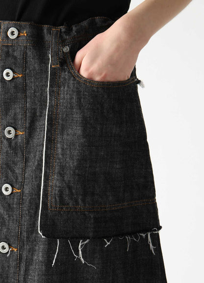 8OZ DENIM A-LINE SKIRT