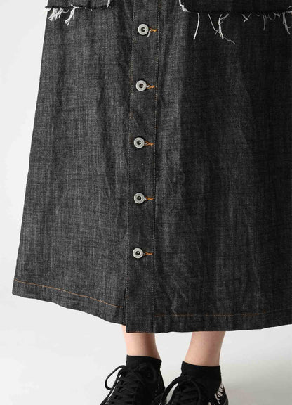 8OZ DENIM A-LINE SKIRT