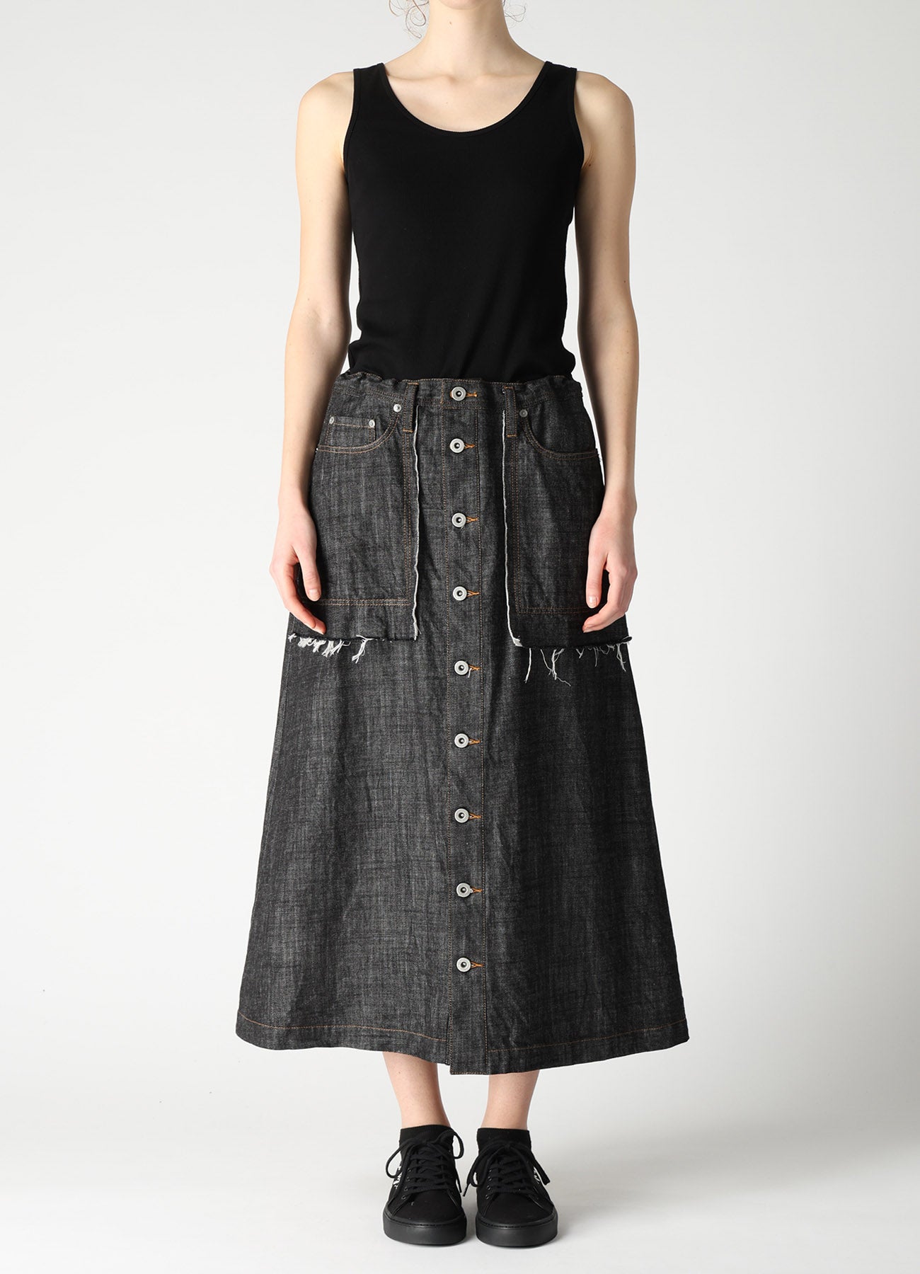 8OZ DENIM A-LINE SKIRT