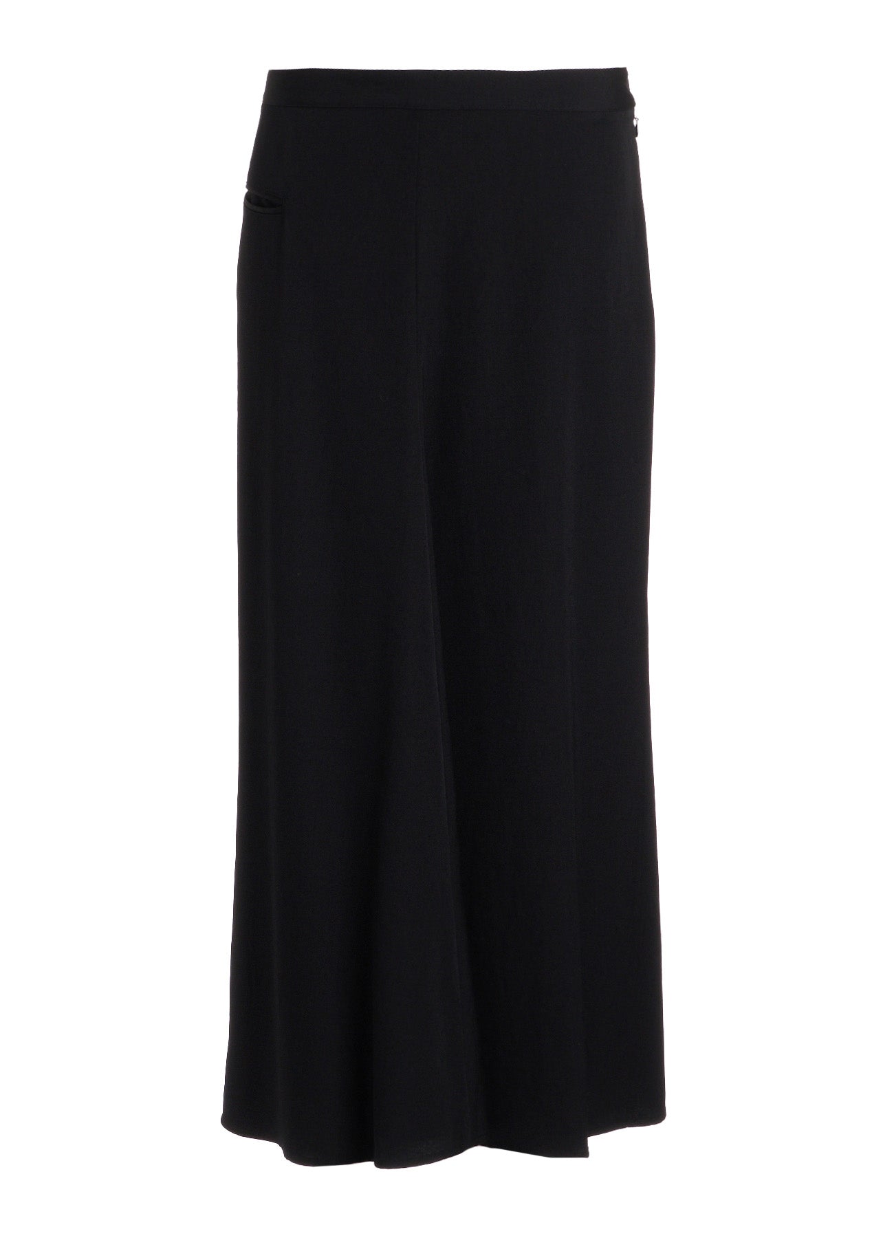 WOOL GABARDINE SEMI FLARE LONG SKIRT – THE SHOP YOHJI YAMAMOTO