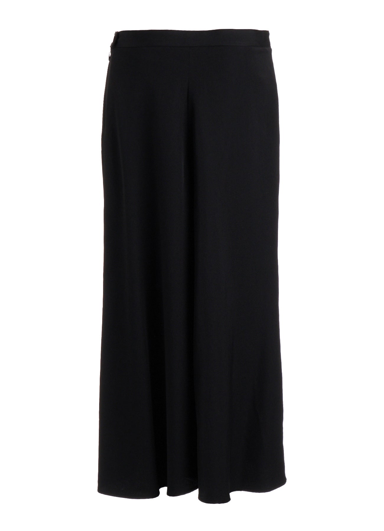 WOOL GABARDINE SEMI FLARE LONG SKIRT
