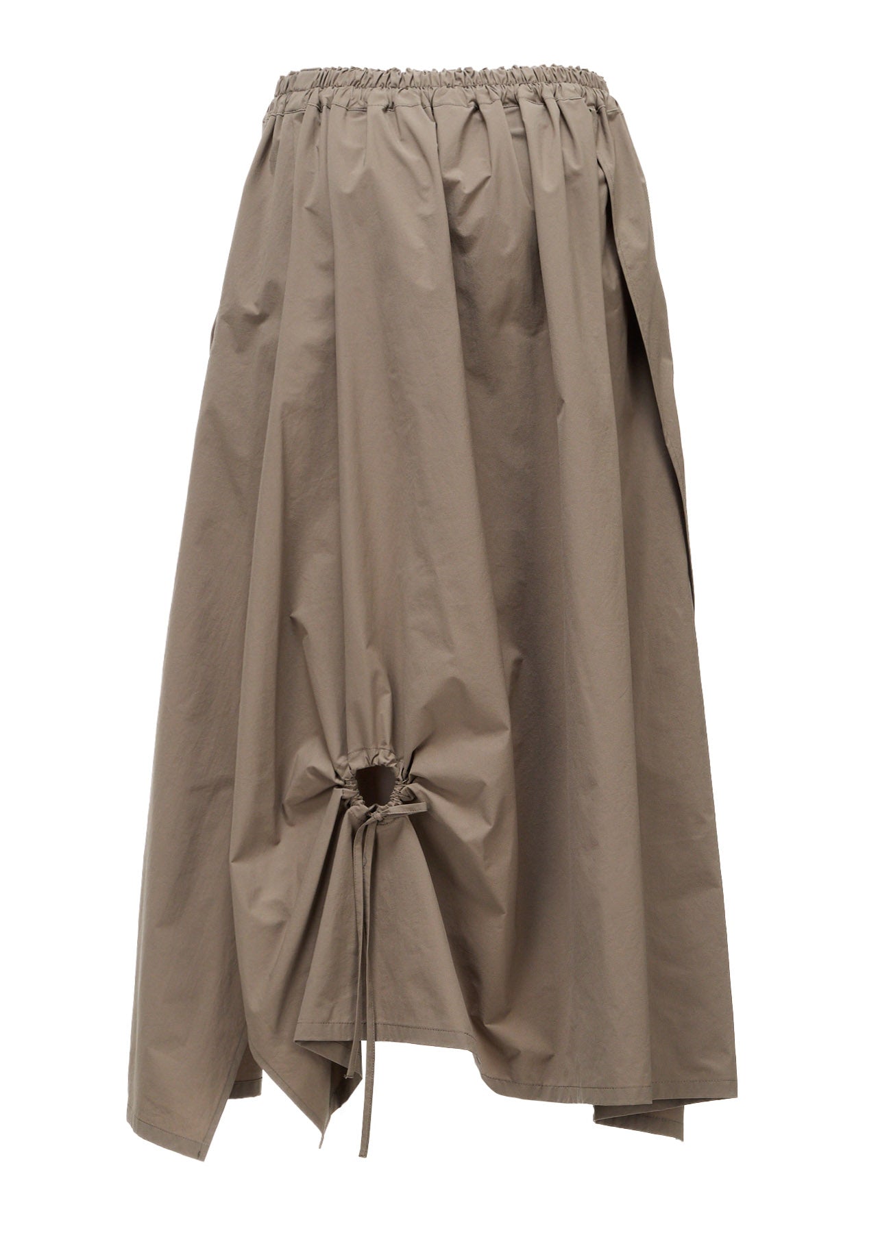 POLYESTER TYPEWRITER CIRCLE GATHER SKIRT