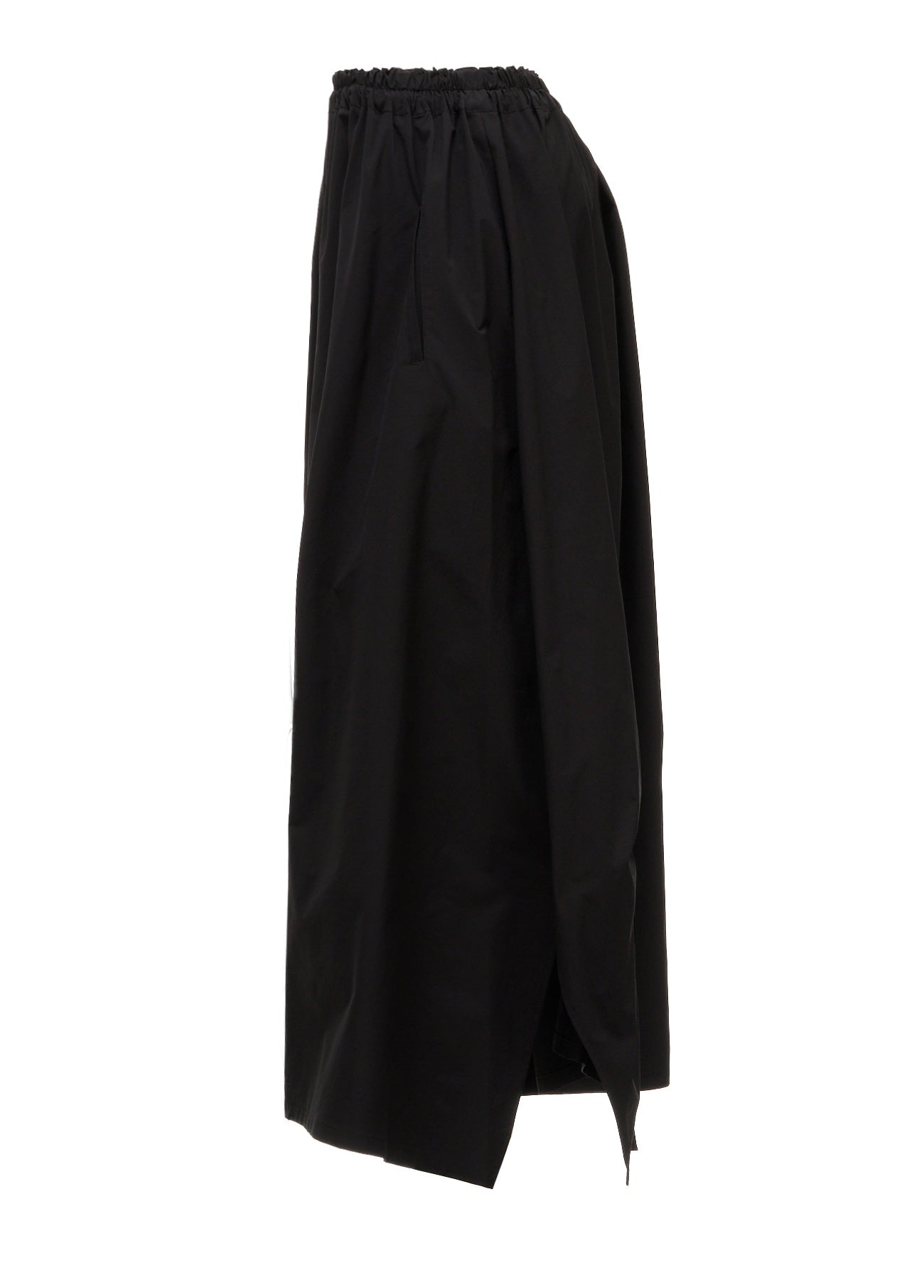 POLYESTER TYPEWRITER CIRCLE GATHER SKIRT