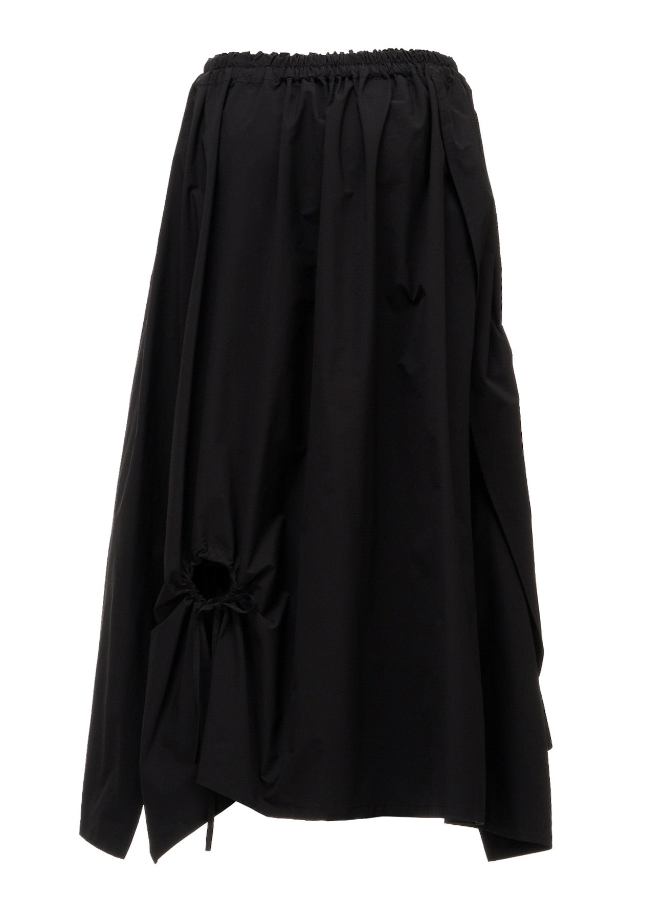 POLYESTER TYPEWRITER CIRCLE GATHER SKIRT