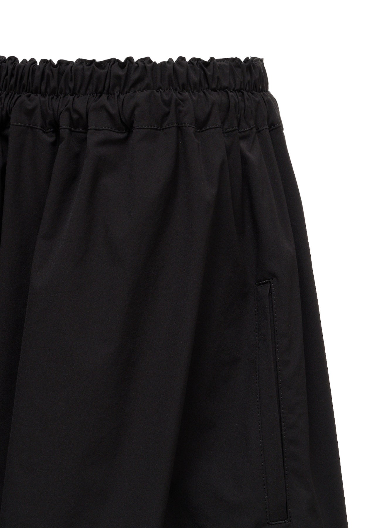 POLYESTER TYPEWRITER CIRCLE GATHER SKIRT